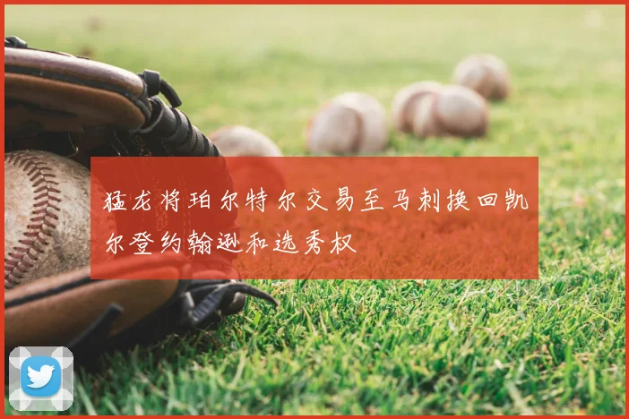 猛龙将珀尔特尔交易至马刺换回凯尔登约翰逊和选秀权